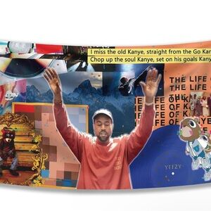 Kanye west tapestry / flag